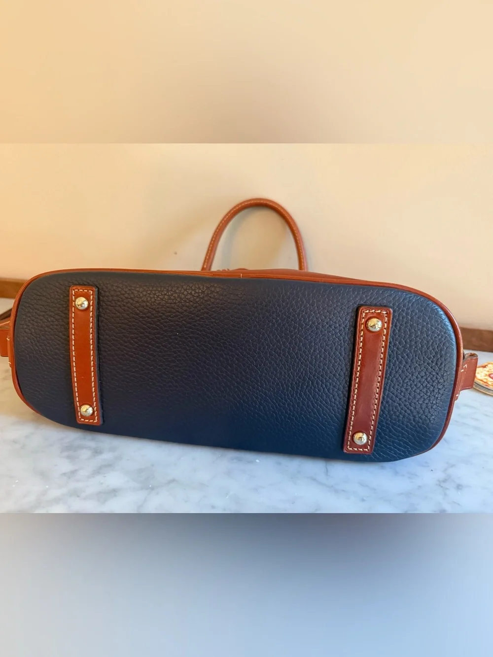 Dooney & Bourke Pebble Grain Zip Zip Satchel